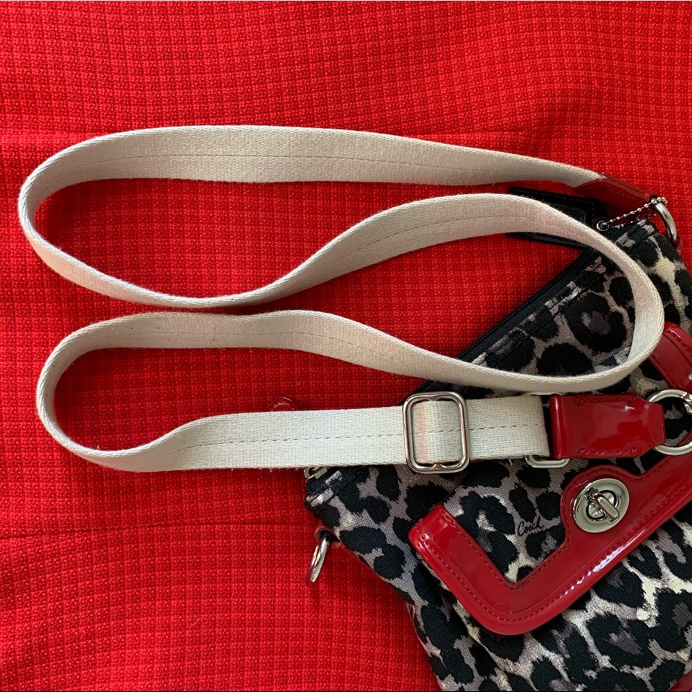 HOLD FOR LAVONNE Coach Ocelot Swingpack Cheetah Print Crossbody Bag - Picture 12 of 12